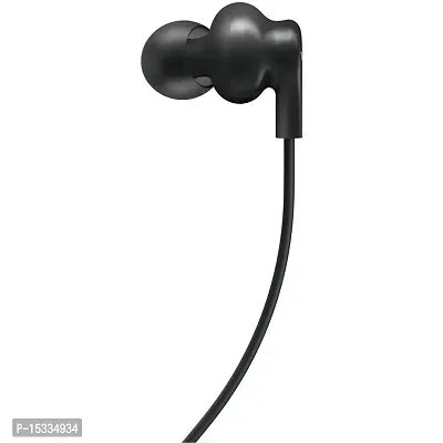 Siwi Earphone for Intex Aqua Dream Earphones Original Like Wired Noise Cancelling In-Ear Headphones Stereo Deep Bass Head Hands-free Headset Earbud With Built in-line Mic, Call Answer/End Button, Music 3.5mm Aux Audio Jack (VIB2, Black)-thumb3