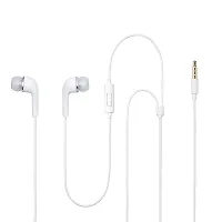 Siwi Earphone for OPPO F19 Pro Earphones Original Like Wired Noise Cancelling In-Ear Headphones Stereo Deep Bass Head Hands-free Headset Earbud With Built in-line Mic, Call Answer/End Button, Music 3.5mm Aux Audio Jack (YR11, White)-thumb2