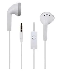 Earphones for OPPO R19 Earphone Original Like Wired In-Ear Headphones Stereo Deep Bass Head Hands-free Headset Earbud With Built in-line Mic, Call Answer/End Button, Music 3.5mm Aux Audio Jack (YS6, White)-thumb1