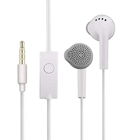 Earphones for LG X screen Earphone Original Like Wired In-Ear Headphones Stereo Deep Bass Head Hands-free Headset Earbud With Built in-line Mic, Call Answer/End Button, Music 3.5mm Aux Audio Jack (YS6, White)