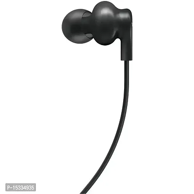 Siwi Earphone for Micromax Canvas Tab P701 Plus Earphones Original Like Wired Noise Cancelling In-Ear Headphones Stereo Deep Bass Head Hands-free Headset Earbud With Built in-line Mic, Call Answer/End Button, Music 3.5mm Aux Audio Jack (VIB2, Black)-thumb3