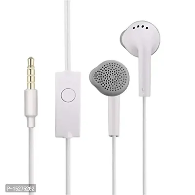 Earphones for Samsung B7350 Omnia PRO 4, Samsung B7610 OmniaPRO, Samsung B7722, Samsung C3050 Stratus, Samsung C3300K Champ Earphone Original Like Wired In-Ear Headphones Stereo Deep Bass Head Hands-free Headset Earbud With Built in-line Mic, Call Answer/End Button, Music 3.5mm Aux Audio Jack (YS6, White)-thumb0