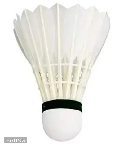 Sports Plastic Badminton Feather Shuttlecock Pack Of 6-thumb0