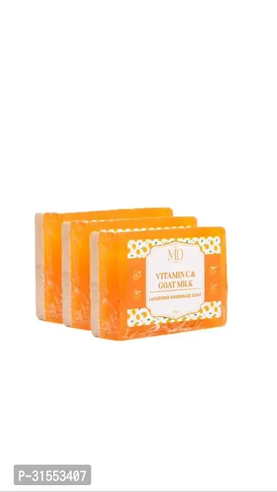 Glowing Skin Vitamin C and Goat Milk Soap Pack Of 3