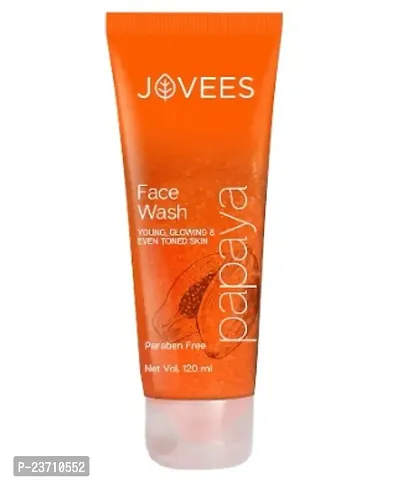 Jovees Herbal Papaya Face Wash - 120 ml-thumb0