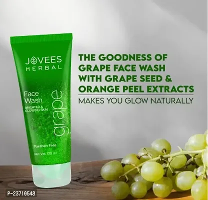 Jovees Herbal Grape Fairness Face Wash -120 ml-thumb0