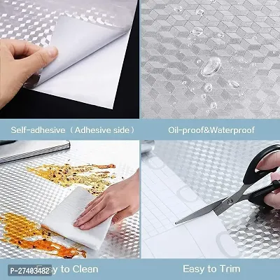 Designer Silver Paper Wall Stickers Wallpaper-thumb3