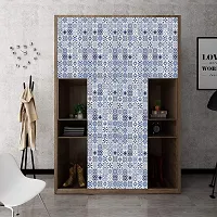 Designer Blue Vinyl Wall Stickers Wallpaper-thumb3