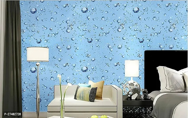 Designer Blue Vinyl Wall Stickers Wallpaper