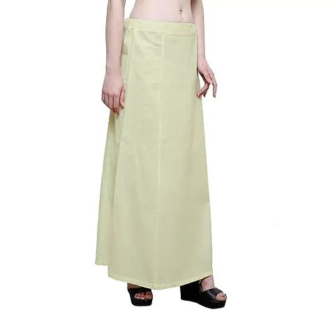 Stylish Cotton Solid Petticoat for Women