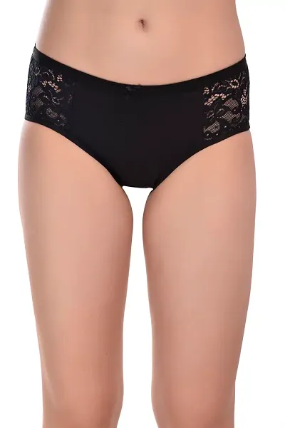 Cudwarm Side Lace Panty | Colour - | Size - P