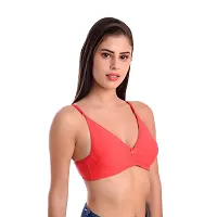 BLACK ME Women s Cotton Non Padded T-Shirt Bra (Pack of 1) (34, Pink)-thumb3