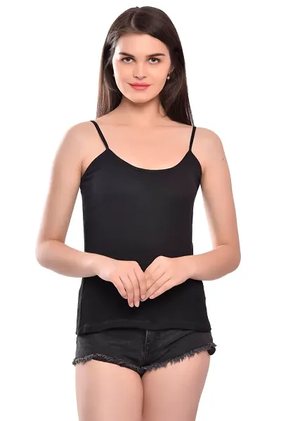 ME Women's Spaghetti/Camisole/Slips (XX-Large, Black)