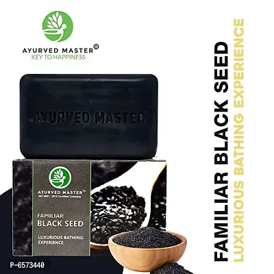 Activated Black Seed Bath Soap, Removes Acne, Dark Spots and Pigmentation On Oily And Dry Skin For Men and Women, Also Good as Gift Set for Women-thumb5