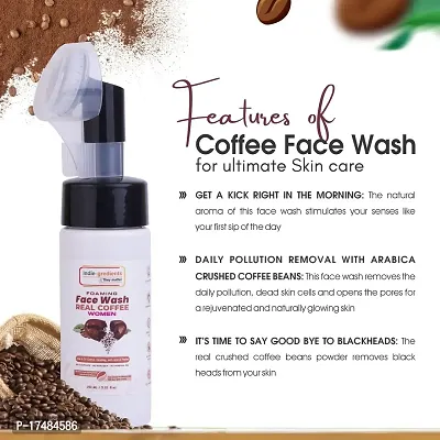 indie-gredients Coffee Skin Care Paraben  SLS Free Face wash Face Wash (150 ml)-thumb3