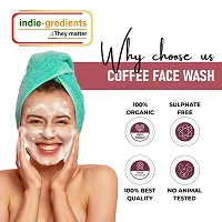indie-gredients Coffee Skin Care Paraben  SLS Free Face wash Face Wash (150 ml)-thumb4