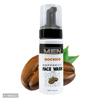 Docsico Coffee Foaming Face Wash| Detoxifying  Deep Cleansing for Men| 150ML