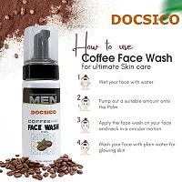 Docsico Coffee Foaming Face Wash| Detoxifying  Deep Cleansing for Men| 150ML-thumb3