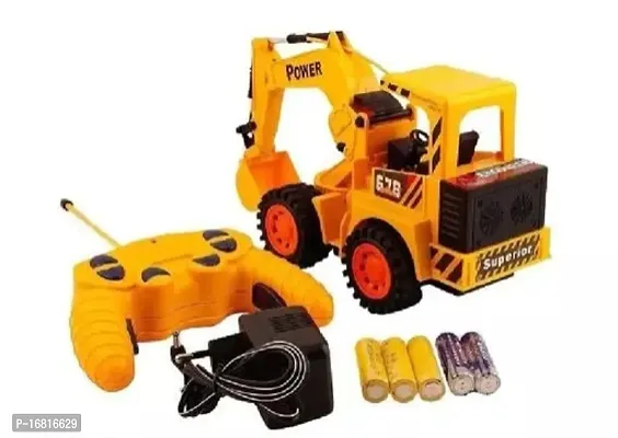 Get Ready For Epic Excitement Yellow Jcb Cheetah Remote Control Truck With Led Flash Lights