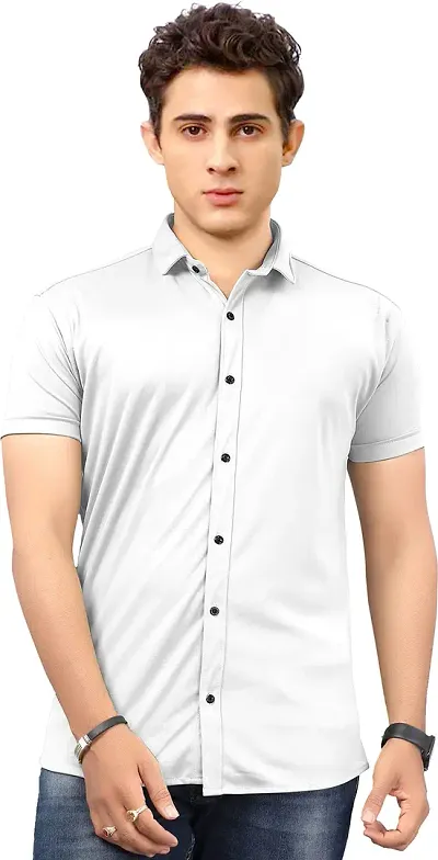 Classic Blend Solid Casual Shirt for Men