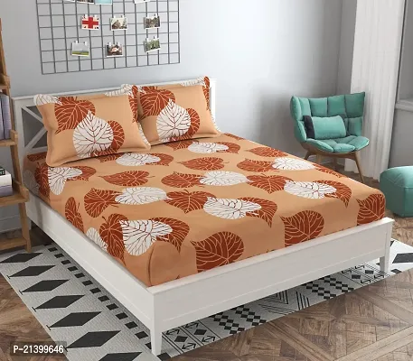 Stylish Cotton Double Bedsheet with 2 Pillow Covers