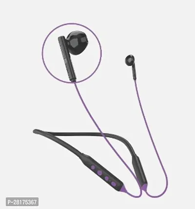 Wireless Neckband with FastCharging,42Hrs playtime,Waterproof,Earphone Bluetooth wireless neckband with mic N152-thumb0