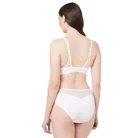 Stylish Cotton Solid Bra And Panty Set for Women-thumb2