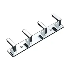 Apporx 6 Pin Cloth Hooks Hanger For Bedroom And Bathroom Rob Hooks Rail For Keysclothestowel Blackpack Of 3-thumb1