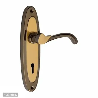 Apporx 7 Inches Mortice Door Handle Lock Gold Finish With 65Mm Double Turn Door Lock 6 Lever With 3 Keysmortise Lockdoor Lockblack Gold-thumb0