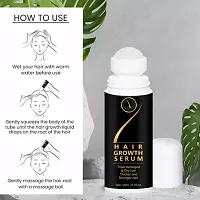 Organic Regrowth Hair Serum Roller Set Fast Hair Growth Anti Stripping Liquid-thumb1