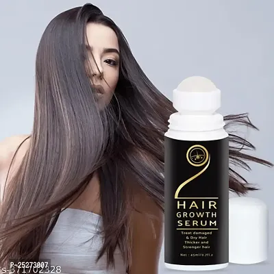 Organic Regrowth Hair Serum Roller Set Fast Hair Growth Anti Stripping Liquid-thumb0