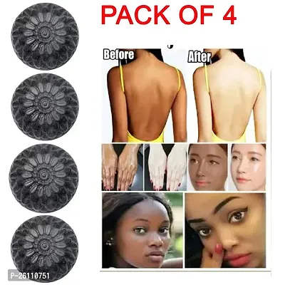 Activated Skin Care Natural Detox Face  Body Charcoal Soap For Blackheads  Anti Wrinkle, Anti Pollution Pack of 4 (4 x 100g)-thumb3