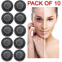Activated Skin Care Natural Detox Face  Body Charcoal Soap For Blackheads  Anti Wrinkle, Anti Pollution Pack of 10 (10x 100g)-thumb2