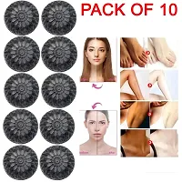 Activated Skin Care Natural Detox Face  Body Charcoal Soap For Blackheads  Anti Wrinkle, Anti Pollution Pack of 10 (10 x 100g)-thumb1