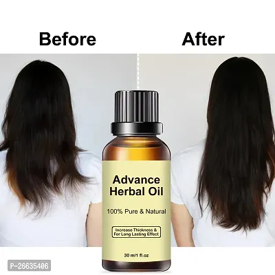 Advance Herbal Oil 100% Pure  Natural Increase Thickness  For Long Lasting Effect 30ml