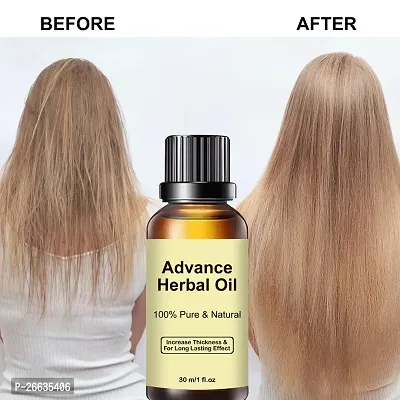 Advance Herbal Oil 100% Pure  Natural Increase Thickness  For Long Lasting Effect 30ml-thumb2