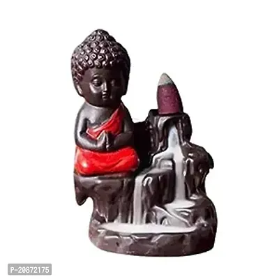 Buddha Decorative Showpiece With  Smoke For Home, Office-thumb0