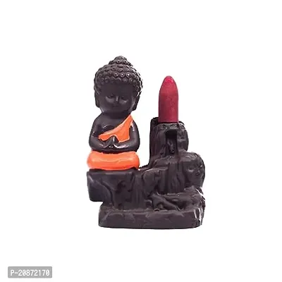 Monk Buddha Decorative Showpiece With  Smoke For Home, Office