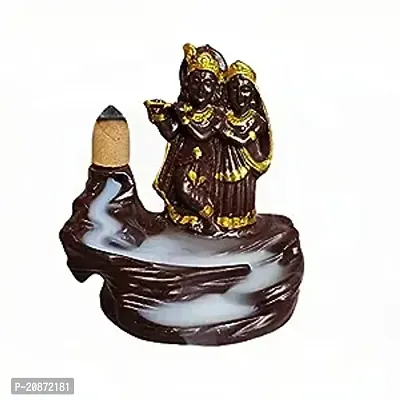 Radha Krishna Smoke Backflow Decorative Showpiece  Smoke For Home Office, Living Room