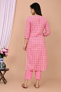 Women Kurta Pant Set Flower-thumb1