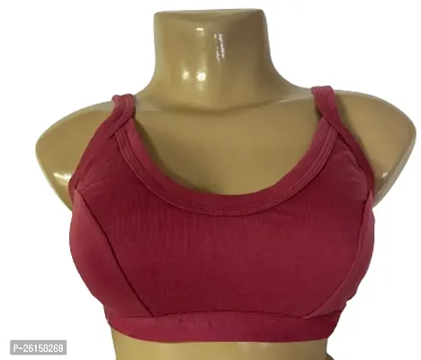 Classic Cotton Solid Bras for Women-thumb0