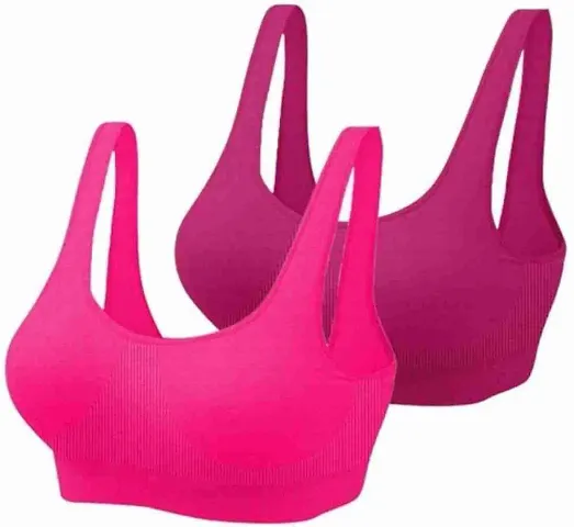 Stylish Solid Bras For Women- Pack Of 2