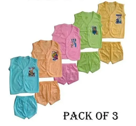 Kids Baby Boys/ Girls T-shirt and Bottom Set Combo Pack