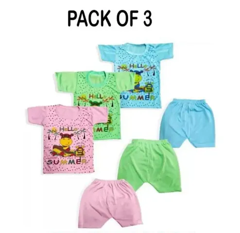 Baby Kids T-shirt and Shorts Combo Pack