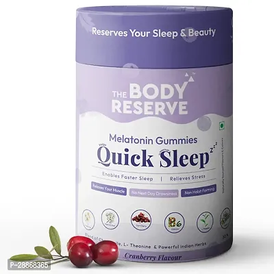 The Body Reserve Quick Sleep Melatonin Gummies Perfect for Men  Women pack of 1