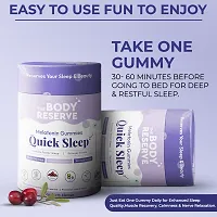 The Body Reserve Quick Sleep Melatonin Gummies Perfect for Men  Women pack of 1-thumb1