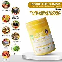 The Body Reserve's Super Kids Multivitamin Gummies Daily Essential Vitamins B C D E B12  Minerals zinc for Kids Growth-thumb4