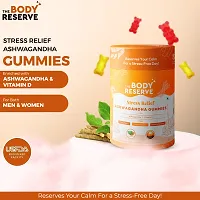 The Body Reserve Stress Relief Ashwagandha Gummies with Natura l 30 Gummies.-thumb1