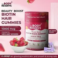 THE BODY RESERVE Biotin Hair Gummies Biotin from Sesbania for Healthier Skin , Hair, Nails Gummies pack of 2-thumb1