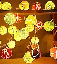 The Transparent - Diwali Special 14 LED Crack Ball Pastel String Lights for Decoration Set of 1-thumb2